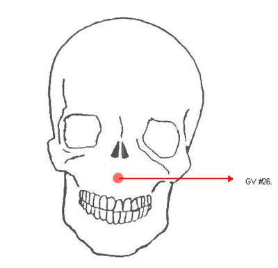 jinchu pressure point under nose