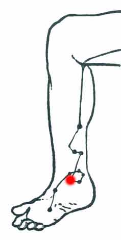 uchi kuro bushi Pressure Point ankle